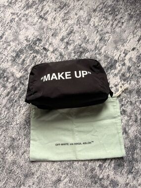 Off-White Makeup Bag